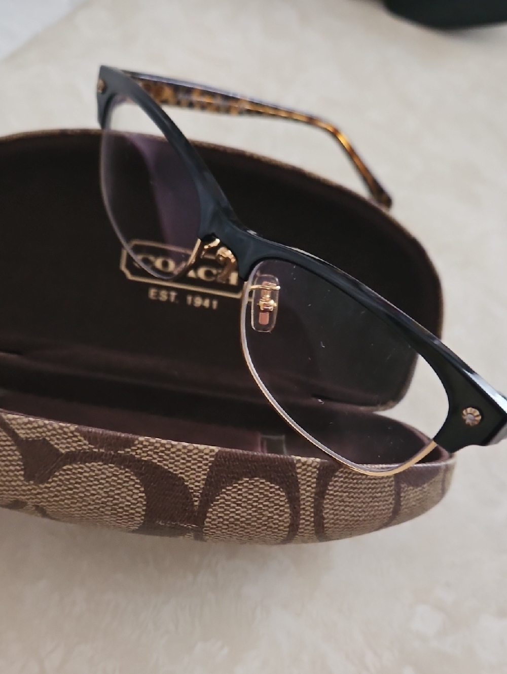 Coach HG6098 Eyeglasses. - Picture 6 of 12